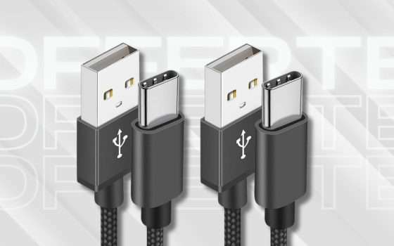 CAVI USB C con ricarica rapida e trasferimento, 2 pezzi a 7€