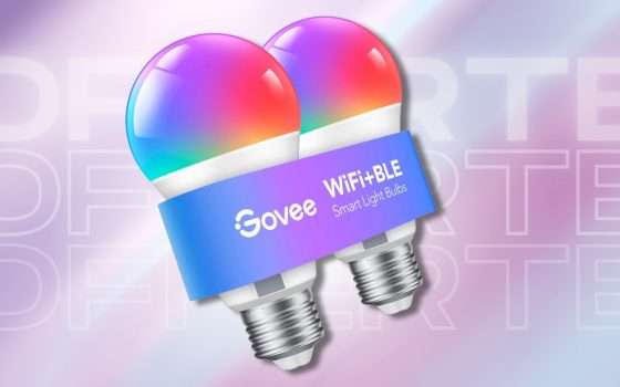 Govee colora la casa: 2 lampadine SMART E27 compatibili Alexa e Google