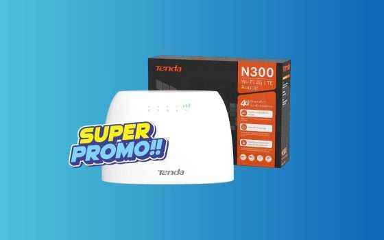 Router 4G LTE fino a 300 Mbps a un prezzo folle su Amazon