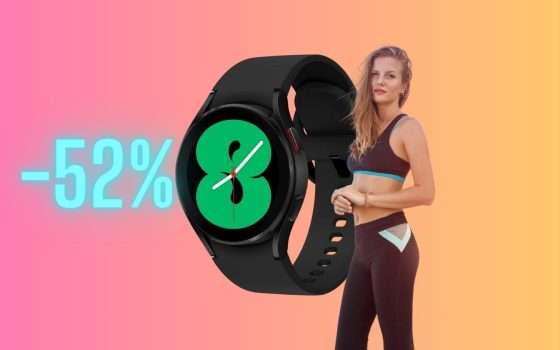 Samsung Galaxy Watch4 al 52% di SCONTO: ultimi pezzi