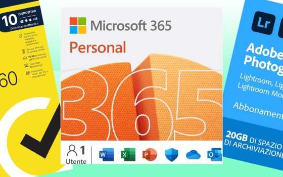 Top 5 offerte software su Amazon: Microsoft, Adobe, Norton