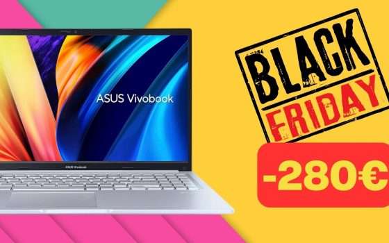 ASUS Vivobook 15: sconto di 280€ per il Black Friday