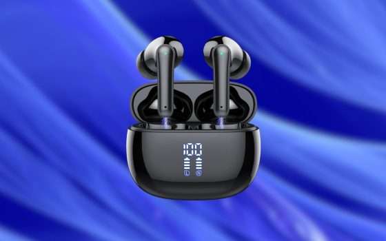 Auricolari Bluetooth 5.3 in SUPER DOPPIO SCONTO su Amazon (-58%+coupon)