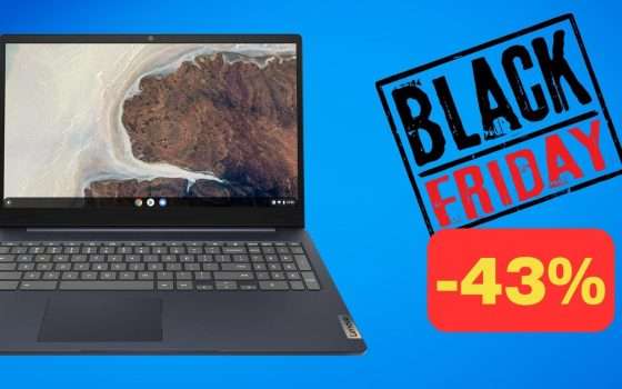 Lenovo IdeaPad 3: il Chromebook in OTTIMO SCONTO Black Friday