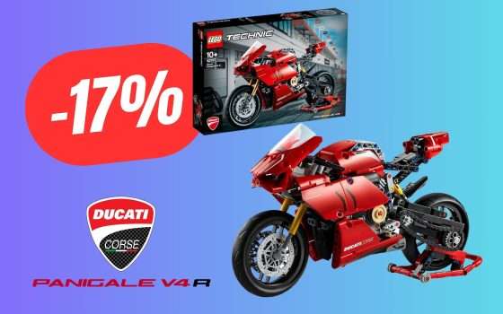 Il set LEGO Ducati Panigale V4 R in SCONTO ti farà scendere in pista!