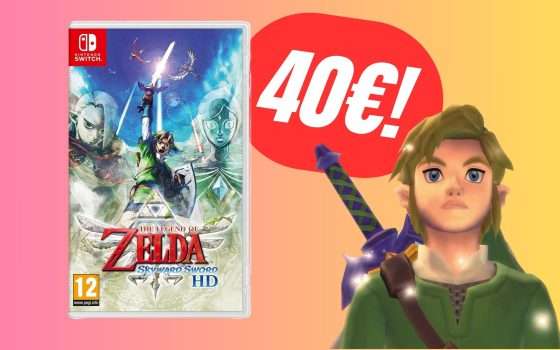 The Legend Of Zelda: Skyward Sword HD è in SCONTO su Amazon!