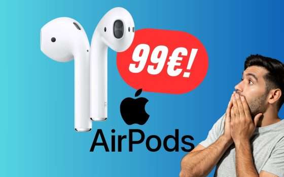 Apple AirPods a soli 99€?! SCONTO FOLLE su Amazon