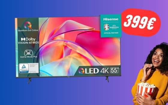 Questa Smart TV QLED 4K da 55