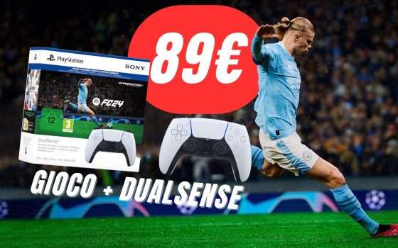 Il bundle con FC 24 e il DualSense di PlayStation 5 CROLLA a soli 89€!