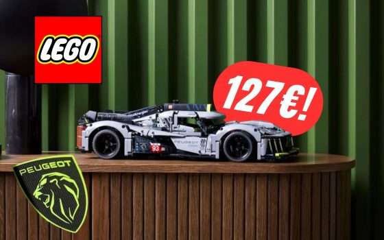 La bellissima PEUGEOT 9X8 Le Mans in versione LEGO costa solo 127€ grazie al COUPON!