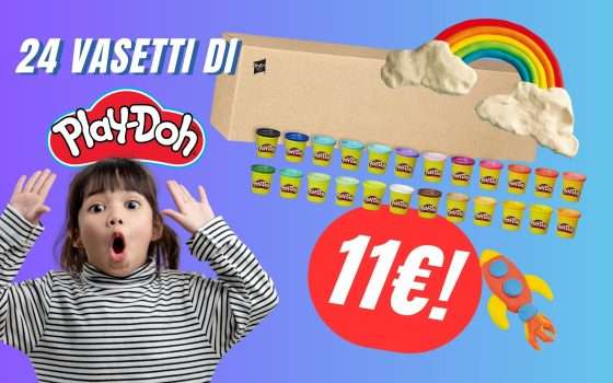 24 vasetti di Pasta Modellabile Play-Doh a soli 11€ grazie allo SCONTO Black Friday!