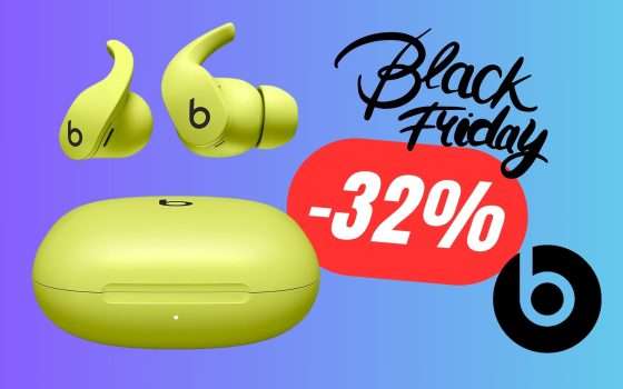 Gli Auricolari Beats Fit Pro al MINIMO STORICO per il Black Friday 2023