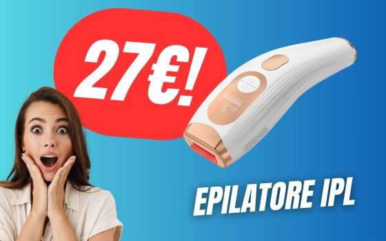 Epilatore a Luce Pulsata a soli 27,99€?! Sì, grazie al DOPPIO COUPON ESCLUSIVO