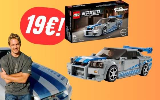 L'iconica LEGO Nissan Skyline GT-R di Paul Walker è scontata su Amazon!