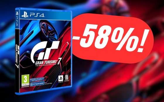 Gran Turismo 7 per PS4 CROLLA a meno di 30€ su Amazon!