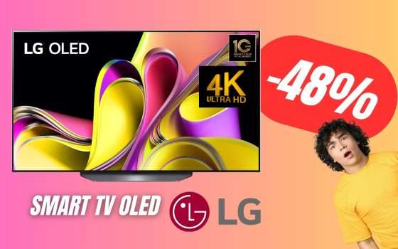 Questa TV OLED di LG 4K crolla del -48%: uno SCONTO PAZZESCO