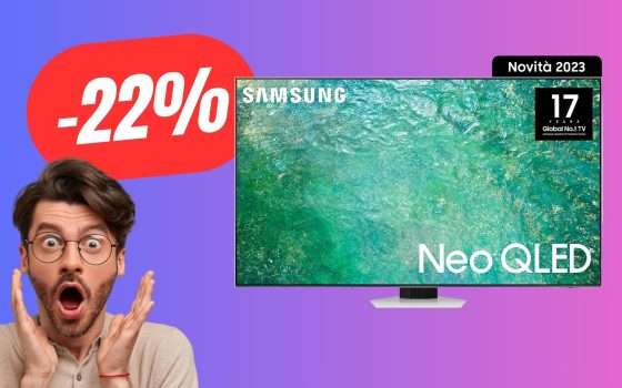 La TV Samsung Neo QLED del 2023 è protagonista di un ottimo SCONTO su Amazon!