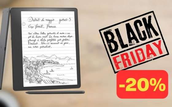 Il Kindle Scribe è al minimo storico su Amazon: SCONTO BLACK FRIDAY (-20%)