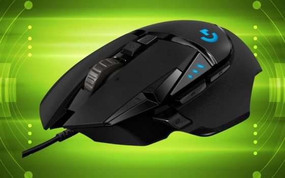 Logitech G502 Hero: mouse da gaming in MEGA SCONTO su Amazon (-52%)