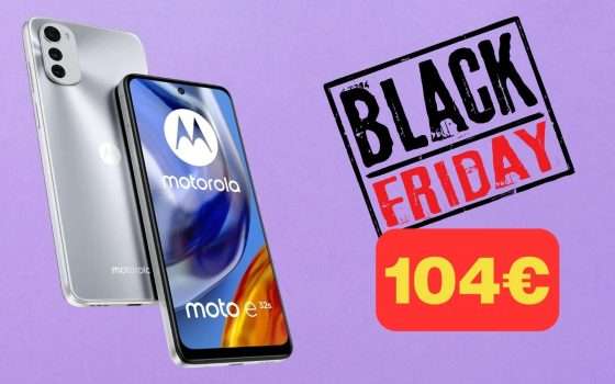 Motorola moto e32s a soli 104€ con gli sconti Black Friday