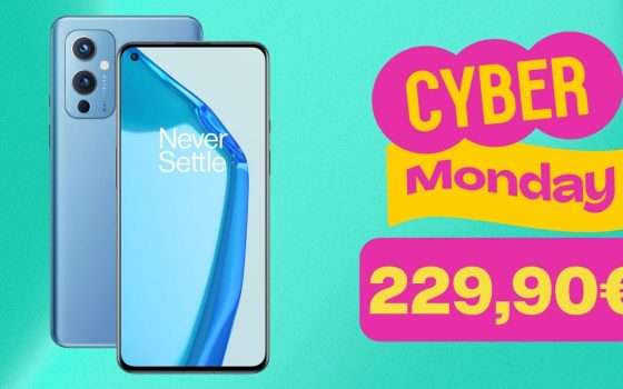 Cyber Monday Amazon: OnePlus 9 5G a 229,90€ invece di 719€