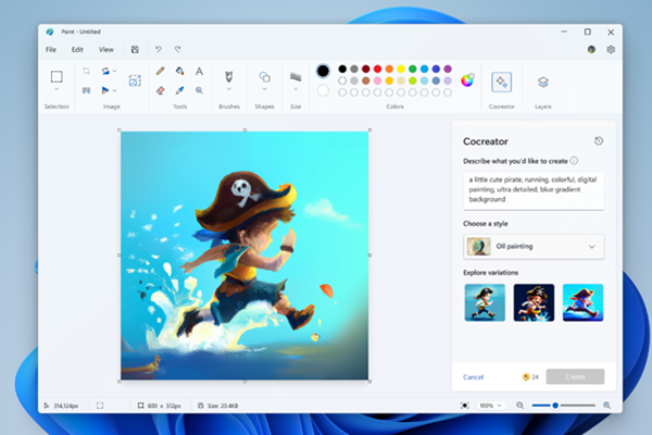 Requisiti per usare Paint Cocreator