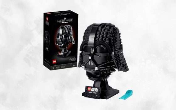 Set LEGO Casco di Darth Vader: una chicca in SUPER OFFERTA (-38%)