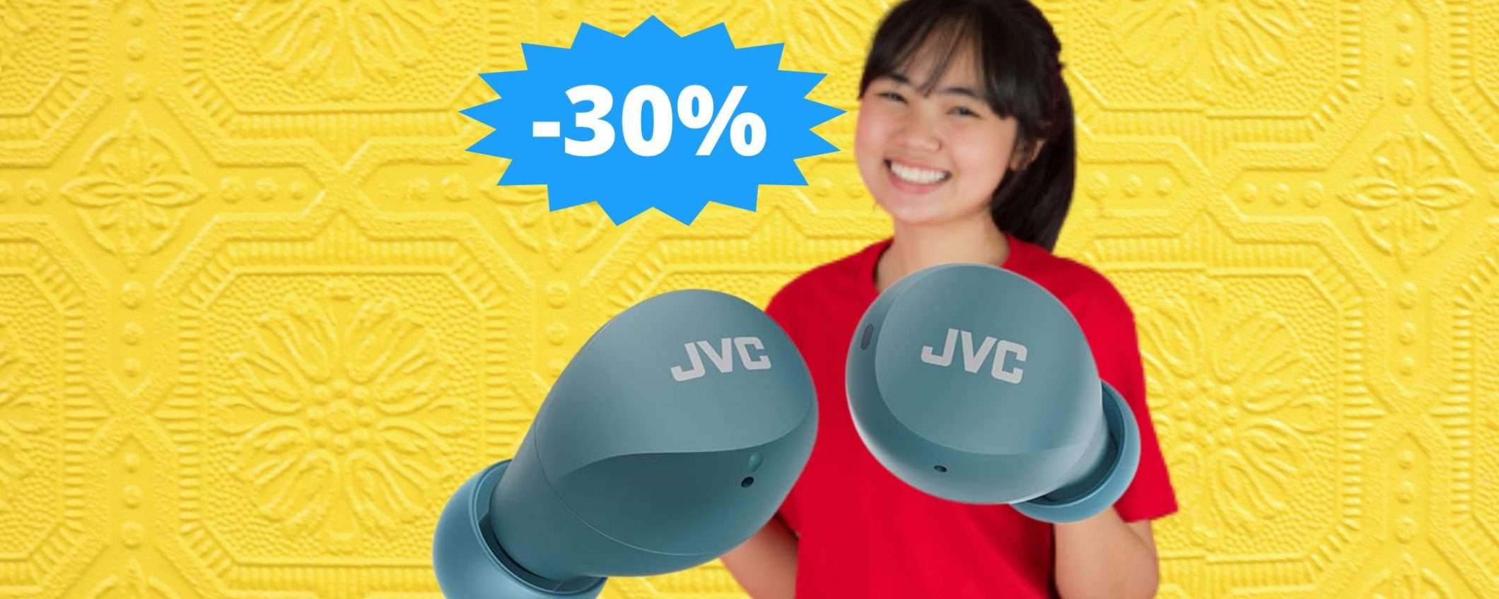 Auricolari JVC: alta qualità ad un prezzo RIDICOLO (-30%)