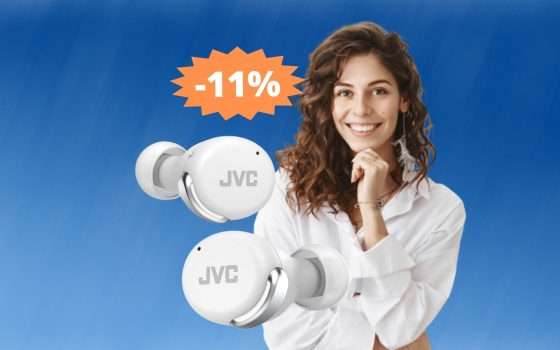 Auricolari JVC True Wireless: ottima promozione su Amazon