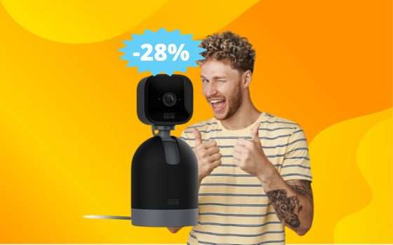 Blink Mini Pan-Tilt: SUPER sconto del 28% su Amazon