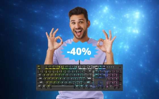 Corsair K60 RGB PRO LOW PROFILE: MEGA sconto del 40%