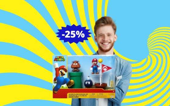 Diorama Super Mario: SUPER sconto per il Black Friday (-25%)