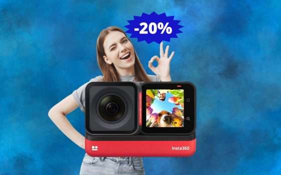 Insta360 One RS: il SOGNO dei videomaker (-20%)