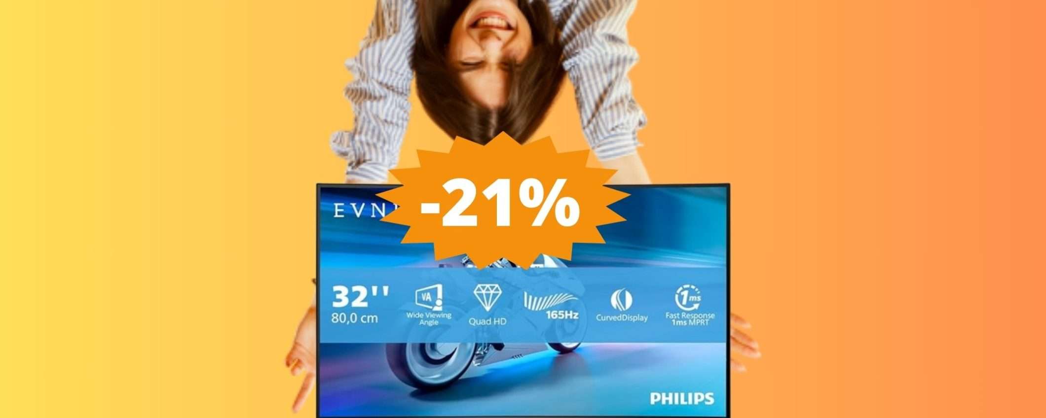 Monitor Philips Momentum: l'OCCASIONE che stavi cercando (-21%)