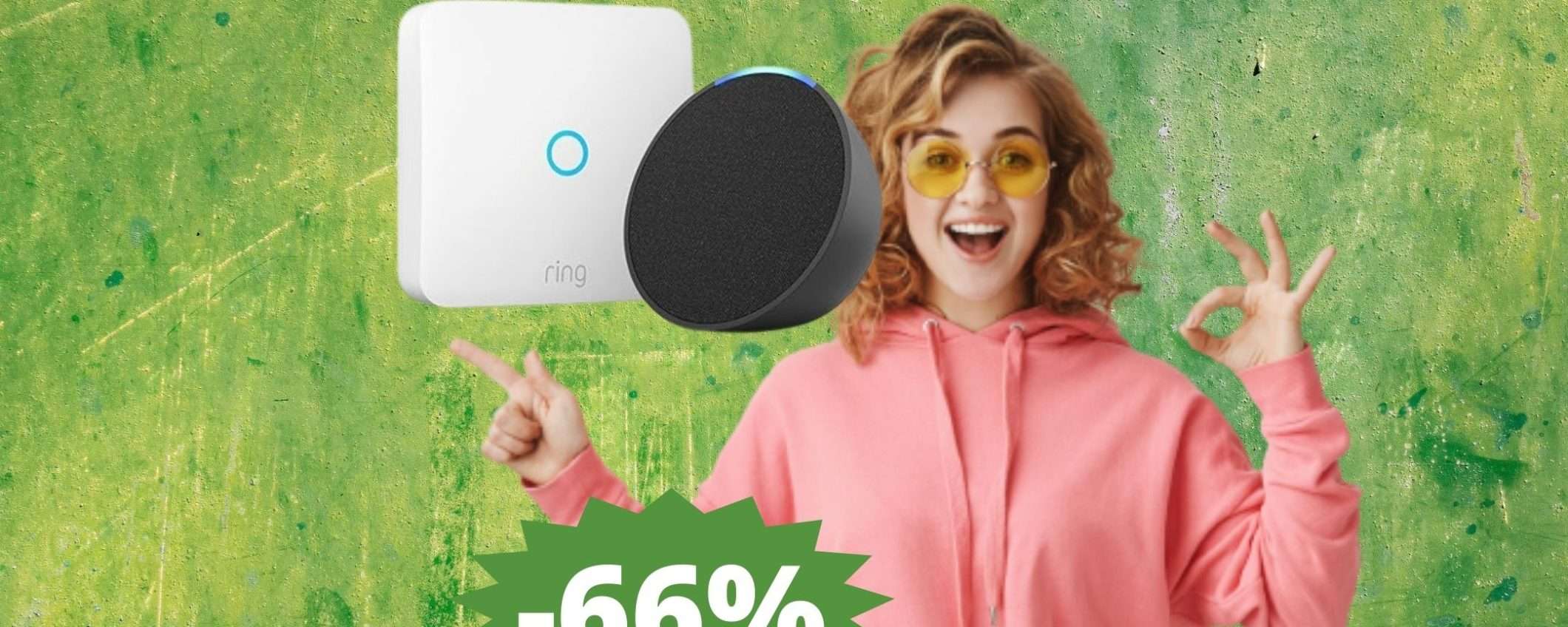 Ring Intercom di Amazon + Echo Pop ad un prezzo STRACCIATO