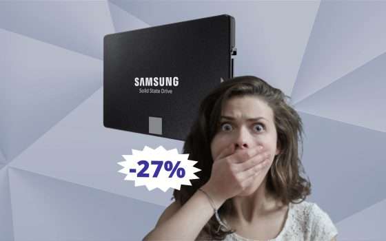 SSD Samsung 870 EVO: un'OCCASIONE imperdibile (-27%)