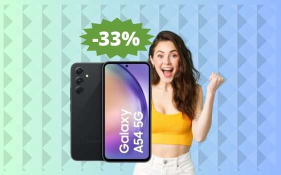 Samsung Galaxy A54: l'OFFERTA che stavi aspettando (-33%)