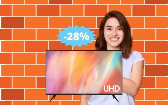 Smart TV SAMSUNG Crystal UHD 4K: MEGA sconto del 28%