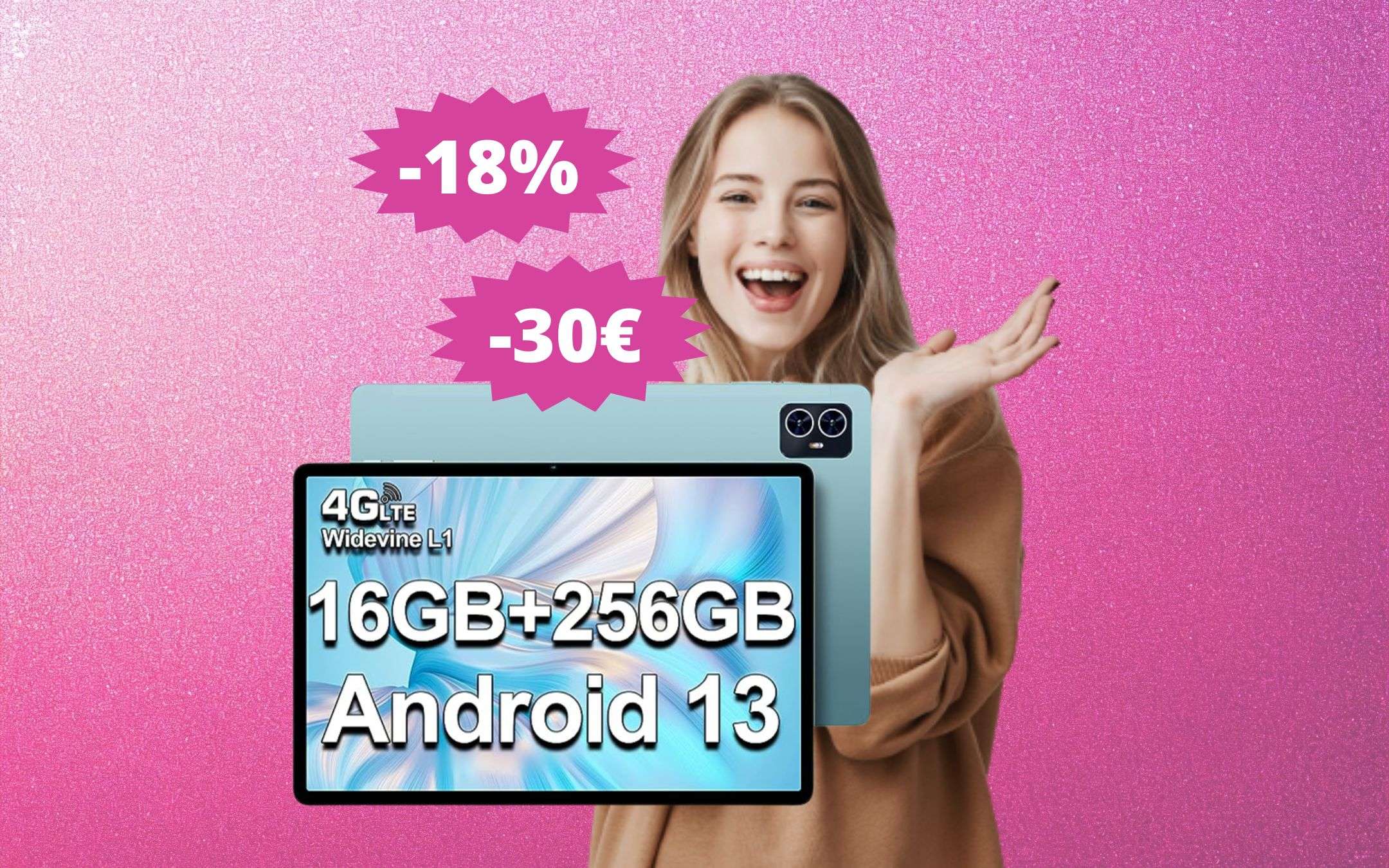 Il nuovo tablet 4G Teclast M50 con Android 13 e Widevine L1 è più economico  che mai, grazie al prezzo in offerta appena inferiore a 100 euro -   News