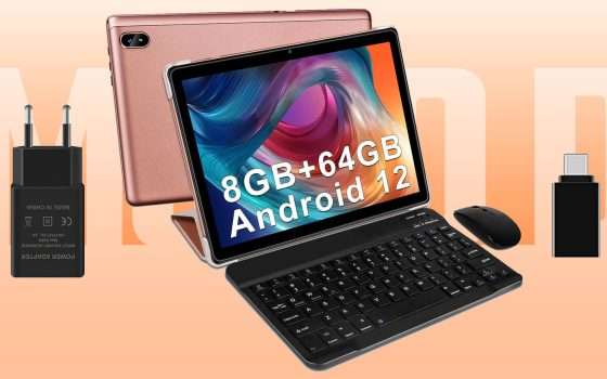 Tablet Android con TUTTI GLI ACCESSORI a 71€ (coupon)