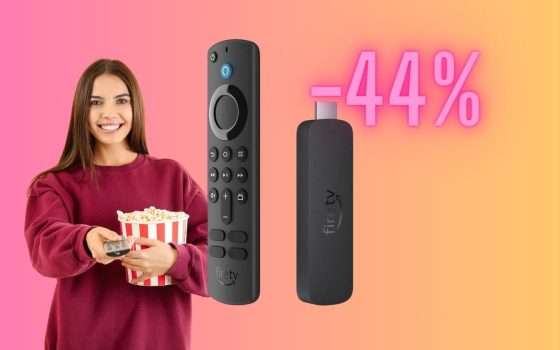 Fire TV Stick 4K: nuovo modello -44% per il Black Friday