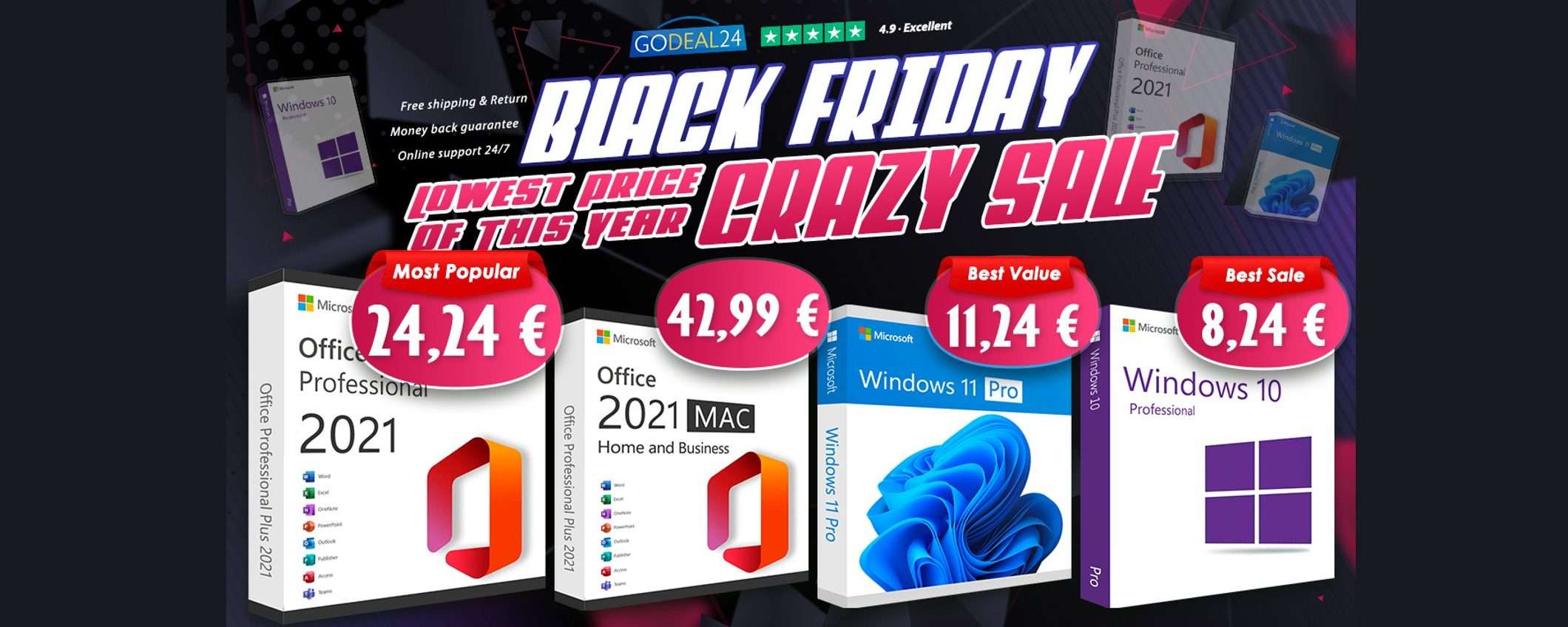 Il Black Friday 2023 sta arrivando: Office 2021 a soli 24,24€, Windows da 6
