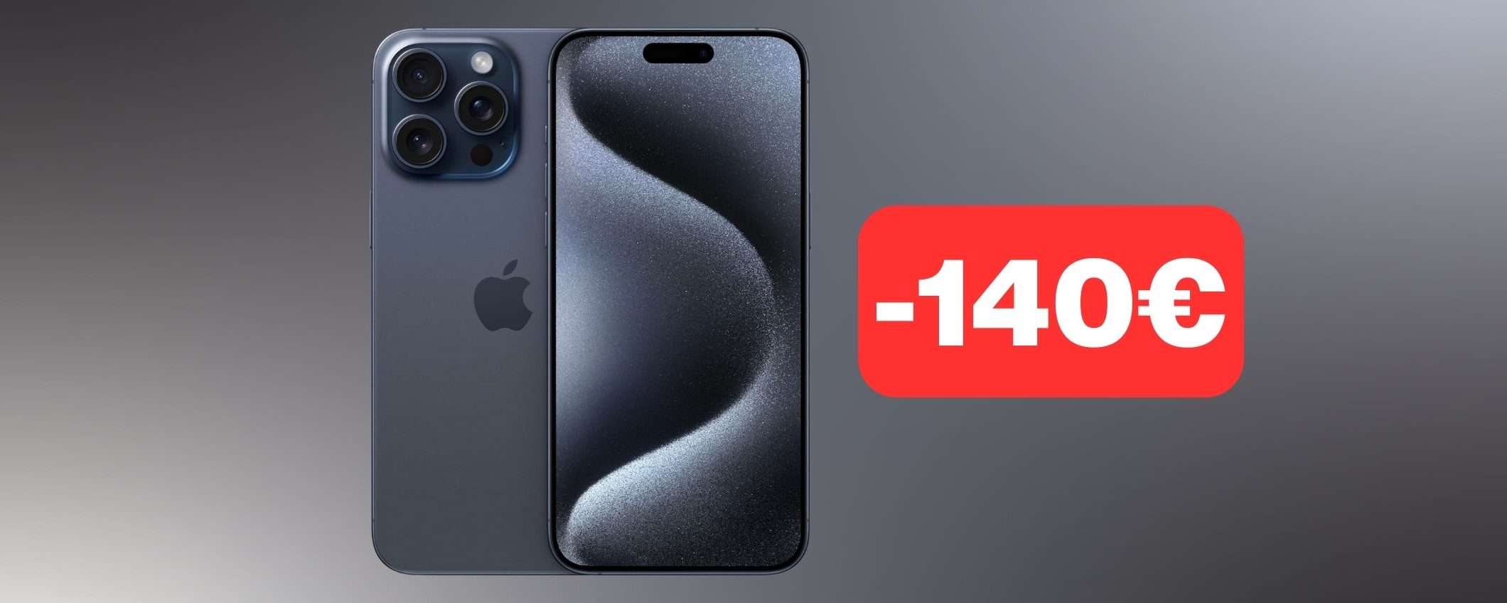 iPhone 15 Pro Max disponibile e al MINIMO STORICO su Amazon (-140€)