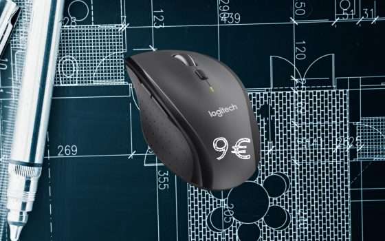 Mouse Logitech 5 pulsanti programmabili a soli 19€ al Black Friday