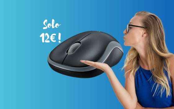 Mouse Logitech PICCOLO e PORTATILE a soli 12€ su Amazon