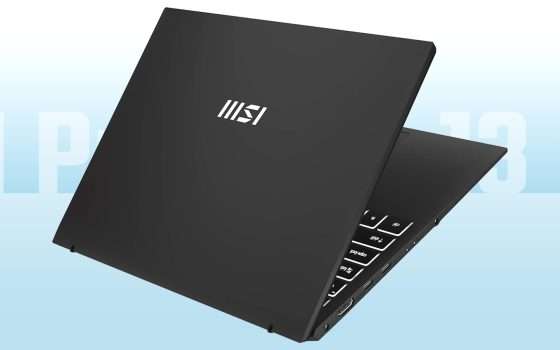 Black Friday: notebook MSI con Intel Core i7-13 a -100€