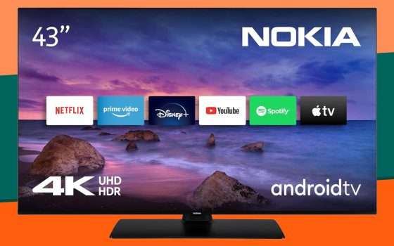 Black Friday: Smart TV 4K Nokia da 43 pollici in sconto