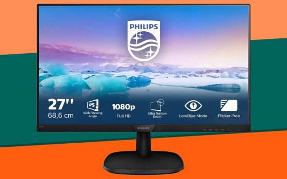 Cyber Monday: monitor Philips da 27 pollici a 99€