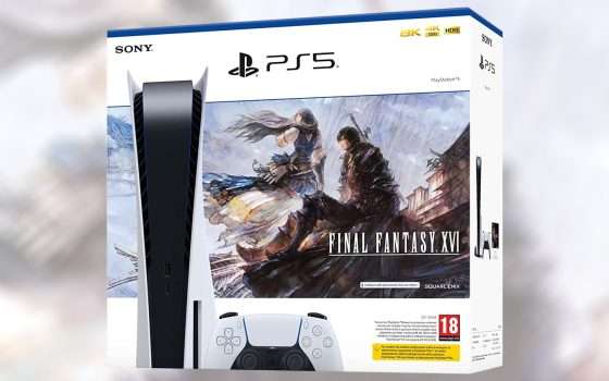 PS5+Final Fantasy XVI: bundle in sconto per il Black Friday