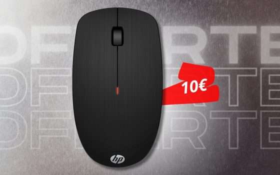 Mouse wireless HP a soli 10€, prezzo in calo per un gioiellino unico